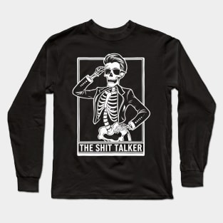 Funny Tarot Card : The Shit Talker Long Sleeve T-Shirt